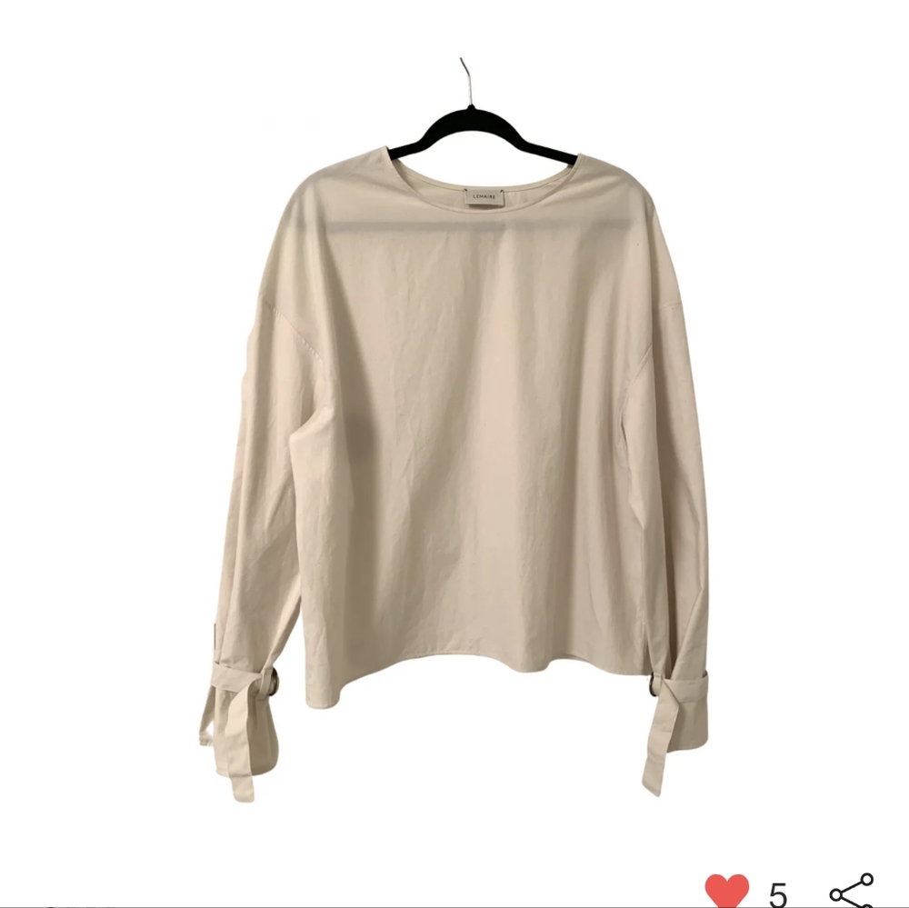 Lemaire ecru cotton top, size M